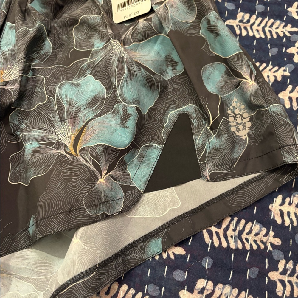 NWT FP Movement Midnight Floral Athletic Shorts - Picture 3 of 8